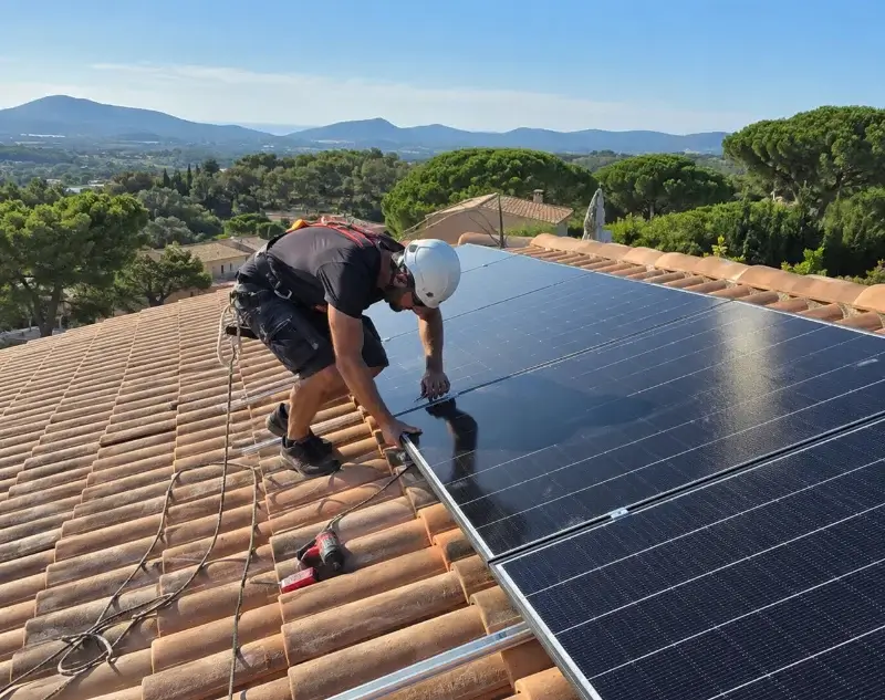 Installateur panneaux solaires Eschau — pose photovoltaïque sur toiture