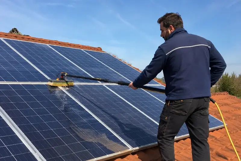 Nettoyage et entretien de panneaux solaires à Eschau